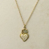 Flame Heart Necklace