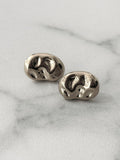 Minimal Bean Earrings  