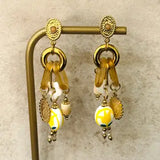 Tarika Bohem Stainless Steel Dangle Earrings
