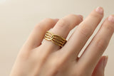 Connect Adjustable Stainless Steel Ring
