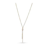Yim Fineline Necklace w Mineral Stones
