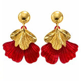 Muni Floral Dangle Earrings