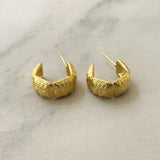 Sia Angular Hoop Earrings 