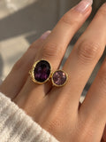 Umoja Adjustable Ring W Zirconium Stones
