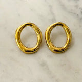 Big Gap WaterproofStud Earrings