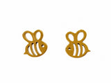 Bumblebee Minimal Stud Earrings