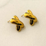 The X Stud Earrings  