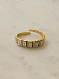 Sira Adjustable Ring W Zirconium Stones