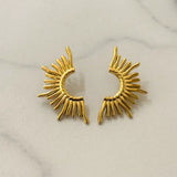 Half Sun Stud Earrings 