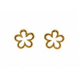 Minimal Daisy Stud Earrings
