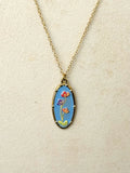 Sacha Enamel Floral Summer Necklace