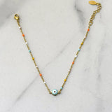 Evil Eye Enamel Bracelet