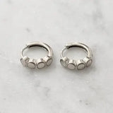 Shaun Stainless Steel Hoop Earrings