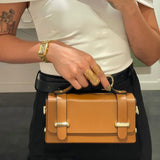 Carmel Genuine Leather Hand & Crossbody Bag