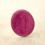 Clouds Stainless Steel Enamel Adjustable Ring