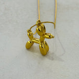 XL Balloon Dog Necklace