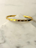  Cuff Bracelet w Multicolor Zirconias 