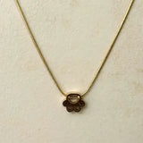 Stainless Steel Snake Chain Paw Necklace