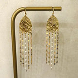 Bengi Stainless Steel Dangle Earrings