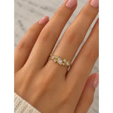 Lamari Adjustable Ring W Zirconium Stones
