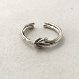 The Knot Adjustable Stainless Steel Ring