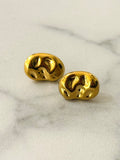 Minimal Bean Earrings  