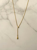 Nida Ascensor Necklace w Drop Detail
