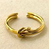 The Knot Adjustable Stainless Steel Ring