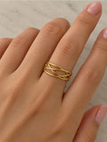 Yinka Stainless Steel Adjustable Ring