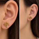 Minimal Tree If Life Stud Earrings