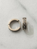 Shimza Hoop Earrings w Zirconium Stones