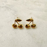 Mini Cherry Stud Earrings