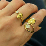 Roxie Ring w White Zirconias  