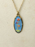 Sacha Enamel Floral Summer Necklace