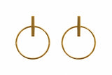 The Center Geometric Earrings