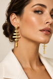 Escala Stainless Steel Dangle Earrings