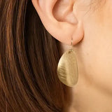 Felice Brushed Gold  Earrings  