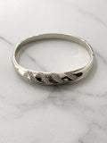 Rank Cuff Bracelet w Zirconium Stones