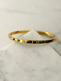  Cuff Bracelet w Multicolor Zirconias 