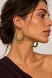Lucy Stainless Steel Enamel Earrings