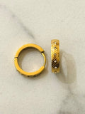 Shimza Hoop Earrings w Zirconium Stones
