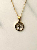 Stainless Steel Tree of Life Necklace  