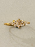 Susi Stainless Steel Ring w Zirconium Stones 