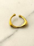 Herb Stainless Steel Irregular Ring 