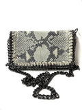 CASSETTE - Hyper Leather Crossbody Snake Print