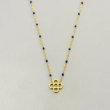 Barcelona Flower with Enamel Beads