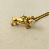 Wiener Dog Stainless Steel Necklace