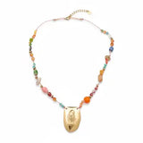 Bohem Summer Charms Necklace w Fish Engraving