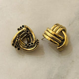 Lydia Vintage Style Stainless Steel Earrings 