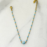 Evil Eye Enamel Bracelet